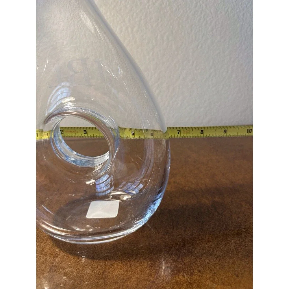 LENOX TUSCANY CLASSICS CRYSTAL DECANTER w/Stopper 32oz Initials JBL Center Hole